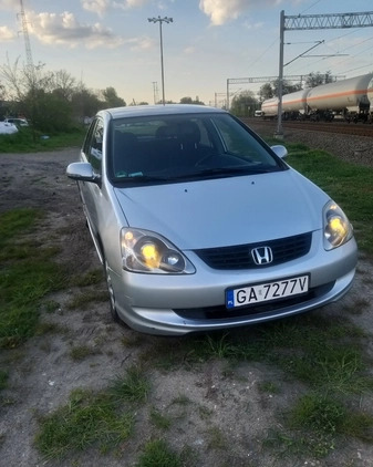 Honda Civic cena 7300 przebieg: 271000, rok produkcji 2004 z Sopot małe 631